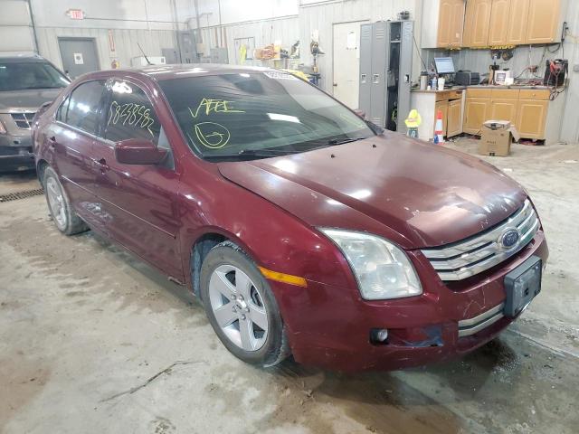 3FAHP07Z17R281308 - 2007 FORD FUSION RED photo 1