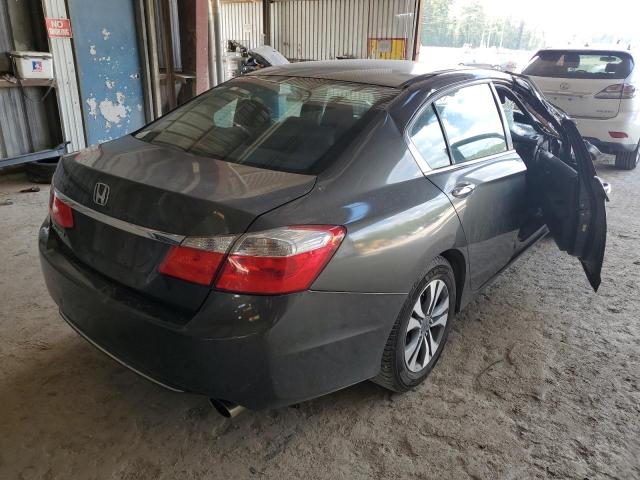 1HGCR2F35DA163289 - 2013 HONDA ACCORD LX GRAY photo 4