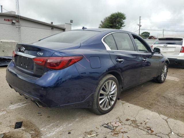 JN1EV7BR9NM341086 - 2022 INFINITI Q50 LUXE BLUE photo 4