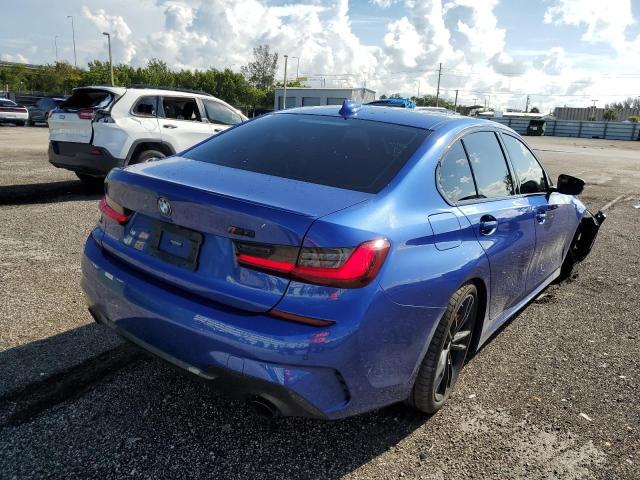 3MW5R1J07N8C24005 - 2022 BMW 330I BLUE photo 4