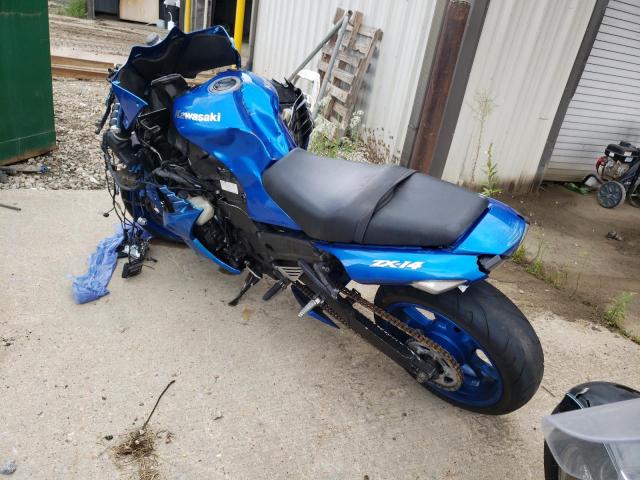 JKBZXNA1X7A016871 - 2007 KAWASAKI ZX1400 A BLUE photo 3