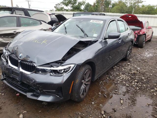 3MW5R7J0XL8B27011 - 2020 BMW 330XI GRAY photo 2