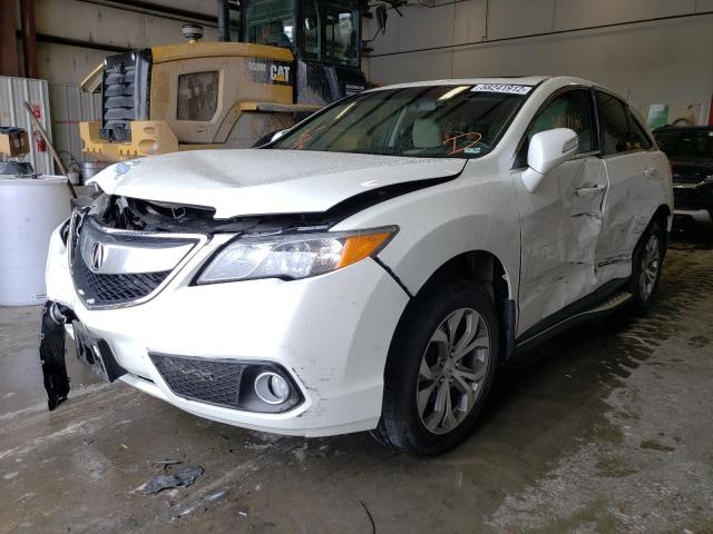 5J8TB4H35EL025156 - 2014 ACURA RDX WHITE photo 2