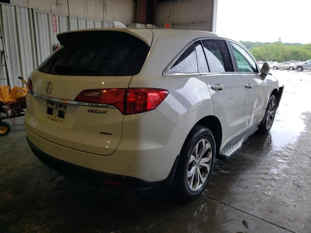 5J8TB4H35EL025156 - 2014 ACURA RDX WHITE photo 4