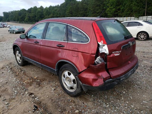 JHLRE38397C033695 - 2007 HONDA CR-V LX RED photo 3