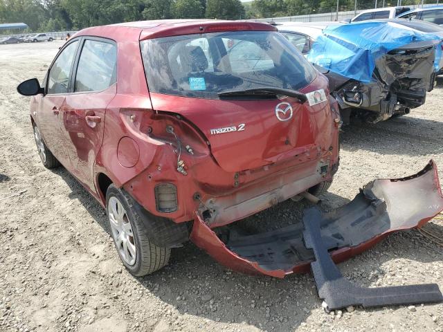 JM1DE1KY9E0181392 - 2014 MAZDA MAZDA2 SPO 红色 照片 3