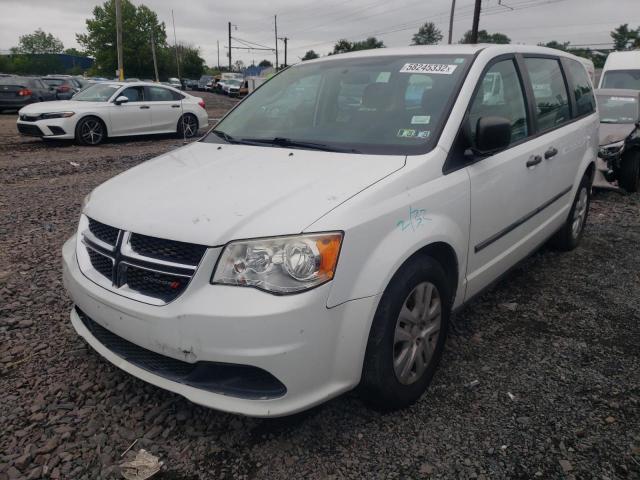 2C4RDGBG1DR819321 - 2013 DODGE GRAND CARA WHITE photo 2