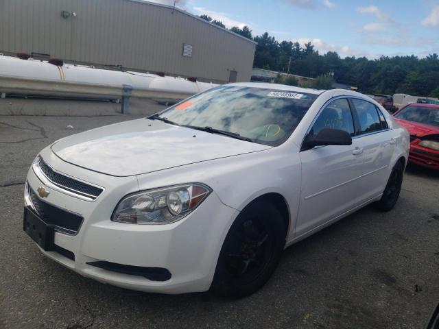 1G1ZB5E18BF220317 - 2011 CHEVROLET MALIBU LS WHITE photo 2