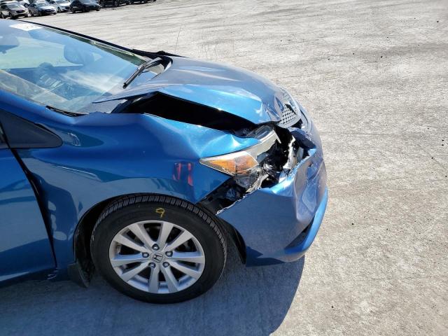 2HGFG3B80CH517651 - 2012 HONDA CIVIC EX BLUE photo 9