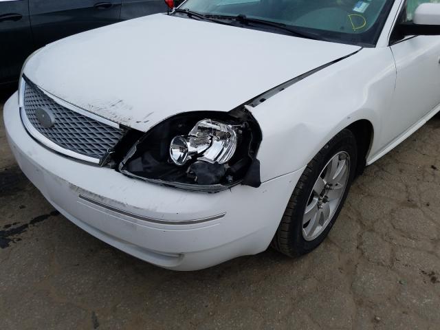 1FAHP24117G149618 - 2007 FORD FIVE HUNDR WHITE photo 9