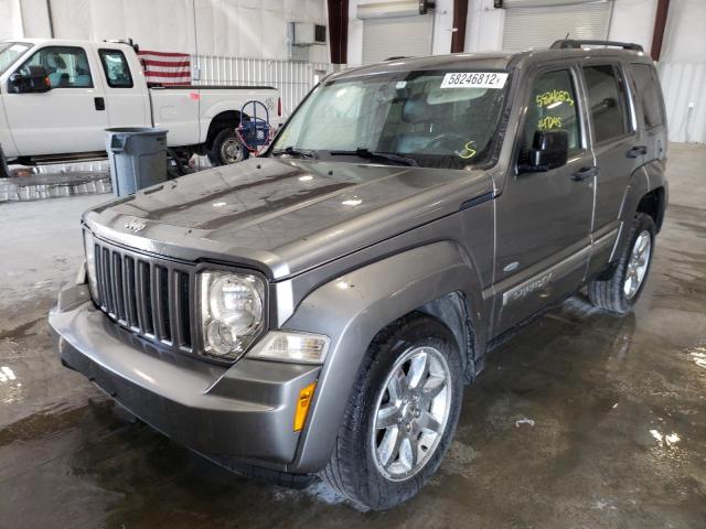 1C4PJMAK0CW164434 - 2012 JEEP LIBERTY SP GRAY photo 2