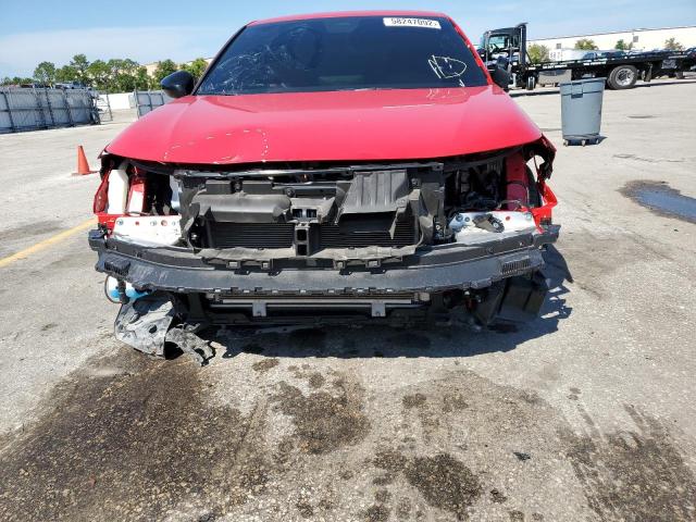 2HGFE2F57NH556028 - 2022 HONDA CIVIC SPOR RED photo 9