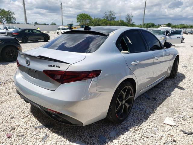 ZARFAMAN7L7634660 - 2020 ALFA ROMEO GIULIA GRAY photo 4