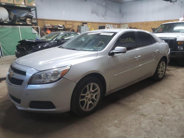 1G11C5SA0DF125526 - 2013 CHEVROLET MALIBU 1LT ვერცხლისფერი ფოტო 2