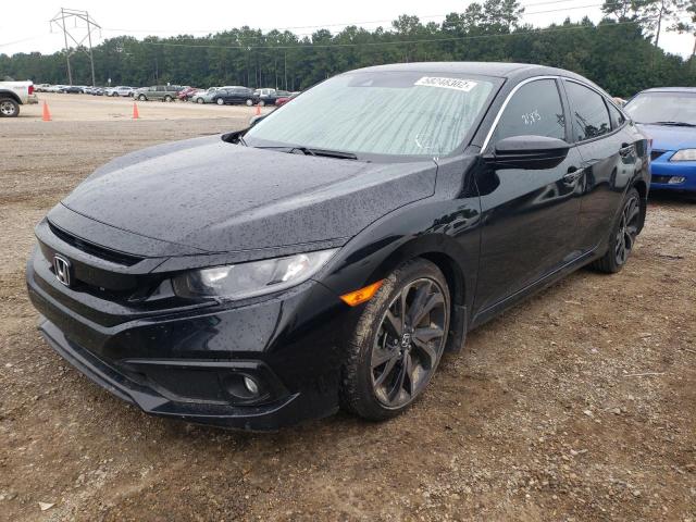 2HGFC2F80MH522883 - 2021 HONDA CIVIC SPOR BLACK photo 2