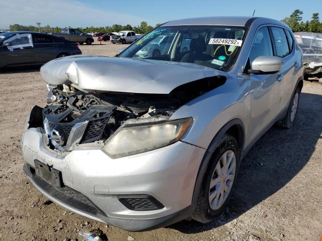 KNMAT2MT8FP551689 - 2015 NISSAN ROGUE S SILVER photo 2