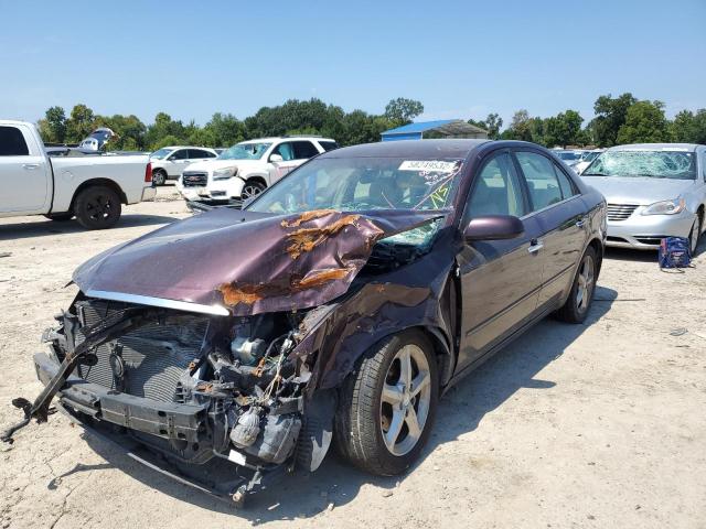 5NPEU46F36H031557 - 2006 HYUNDAI SONATA GLS MAROON photo 2