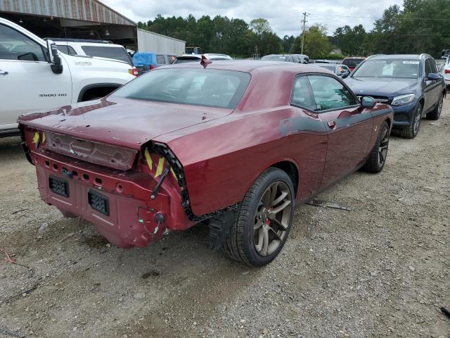 2C3CDZFJ9MH649498 - 2021 DODGE CHALLENGER BURGUNDY photo 4