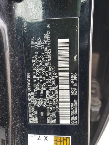 JTLKT324864106252 - 2006 TOYOTA SCION XB Schwarz Foto 10