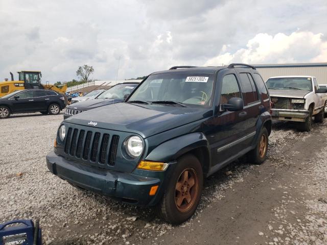 1J4GK38K95W643011 - 2005 JEEP LIBERTY RE GREEN photo 2