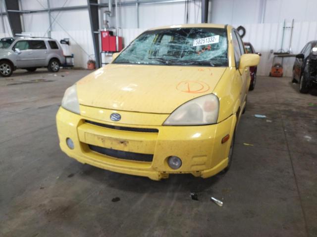 JS2RC41H935209096 - 2003 SUZUKI AERIO SX YELLOW photo 9