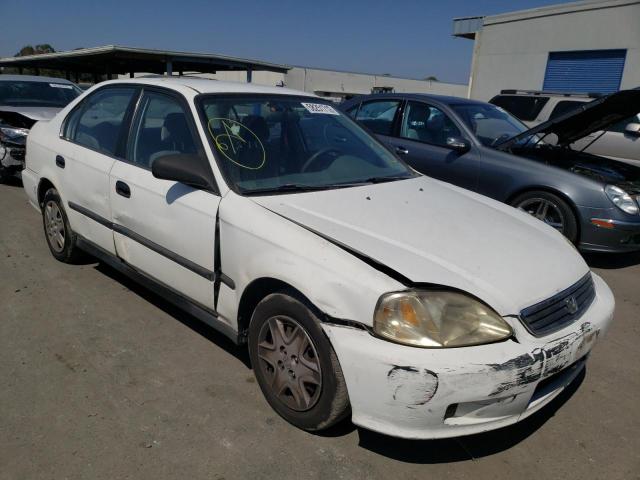 JHMEJ6622YS008503 - 2000 HONDA CIVIC DX WHITE photo 1