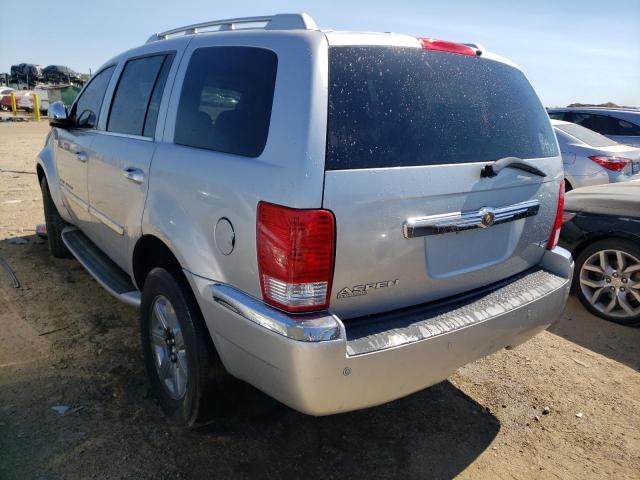1A8HX58NX8F112642 - 2008 CHRYSLER ASPEN LIMI SILVER photo 3