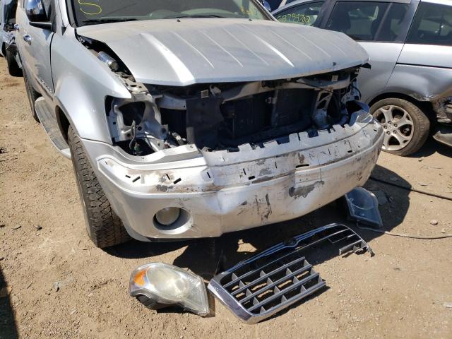 1A8HX58NX8F112642 - 2008 CHRYSLER ASPEN LIMI SILVER photo 9