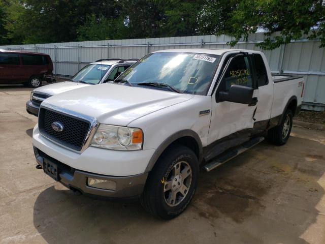 1FTPX14515NA09645 - 2005 FORD F-150 WHITE photo 2