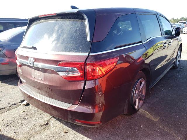 5FNRL6H72JB097093 - 2018 HONDA ODYSSEY EX MAROON photo 4