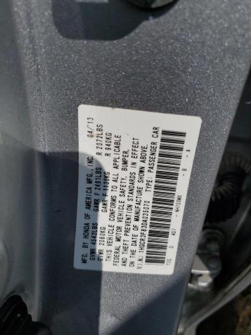 1HGCR3F83DA035070 - 2013 HONDA ACCORD EXL SILVER photo 10