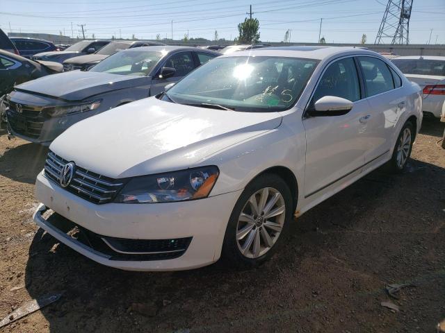 1VWCH7A30CC041512 - 2012 VOLKSWAGEN PASSAT SEL WHITE photo 2