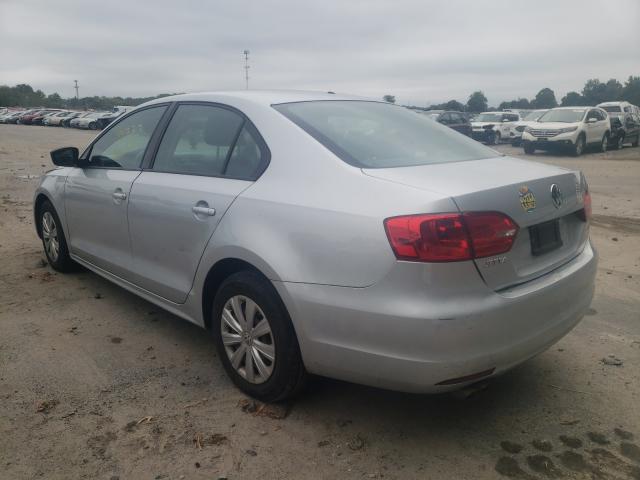 3VW2K7AJ3DM309531 - 2013 VOLKSWAGEN JETTA BASE SILVER photo 3