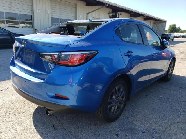 3MYDLBYV3KY512320 - 2019 TOYOTA YARIS L BLUE photo 4