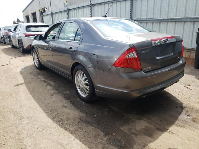 3FAHP0JG5CR131297 - 2012 FORD FUSION SEL GRAY photo 3