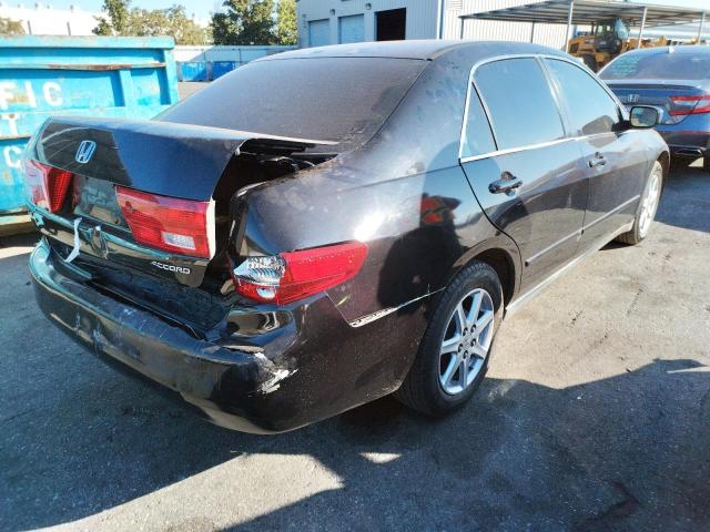 1HGCM56475A099444 - 2005 HONDA ACCORD LX BLACK photo 4