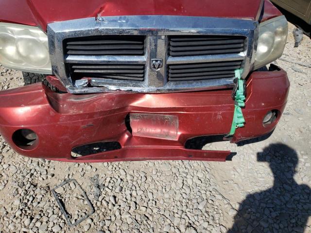 1D7HE48P17S261140 - 2007 DODGE DAKOTA QUA RED photo 9