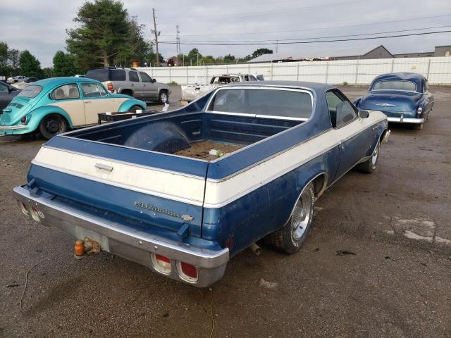 1D80V6D503988 - 1976 CHEVROLET EL CAMINO BLUE photo 4