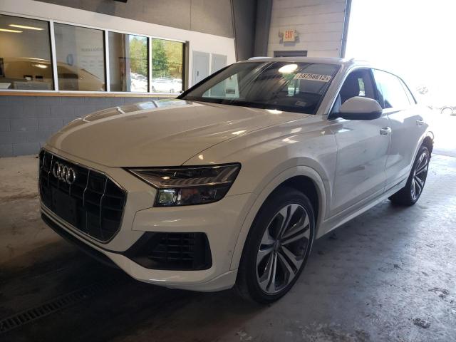 WA1BVAF14KD030768 - 2019 AUDI Q8 PREMIUM WHITE photo 2