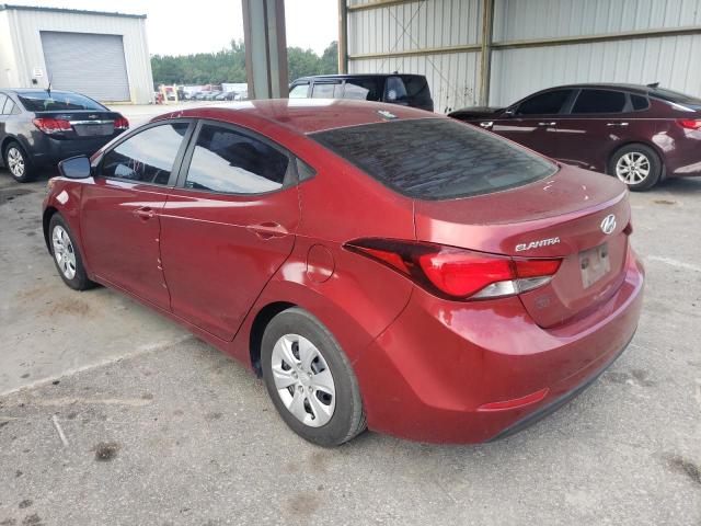 5NPDH4AE6GH766193 - 2016 HYUNDAI ELANTRA SE RED photo 3