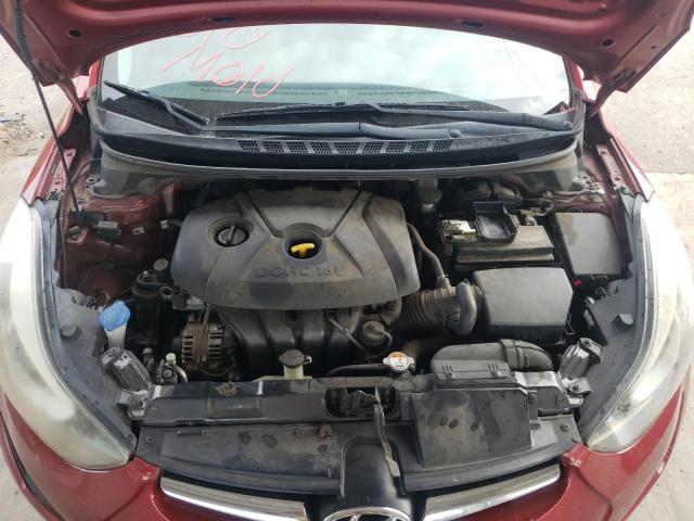 5NPDH4AE6GH766193 - 2016 HYUNDAI ELANTRA SE RED photo 7