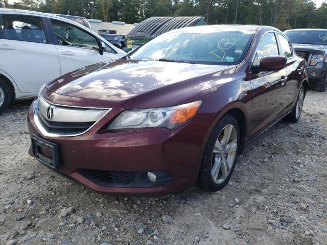 19VDE2E5XDE000452 - 2013 ACURA ILX MAROON photo 2