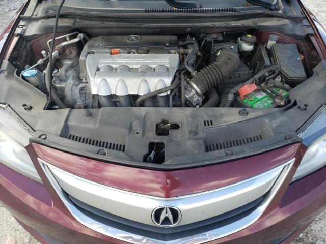 19VDE2E5XDE000452 - 2013 ACURA ILX MAROON photo 7