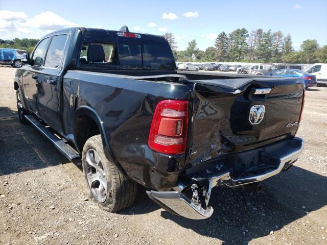 1C6SRFRT0KN593838 - 2019 RAM 1500 LARAM BLACK photo 3