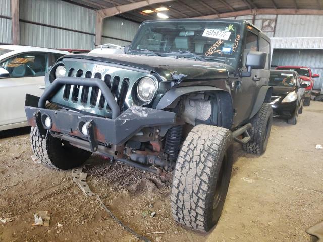 1J4GA2D10AL152560 - 2010 JEEP WRANGLER S GREEN photo 2