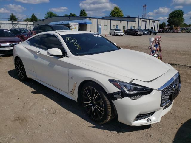 JN1EV7EL0JM392297 - 2018 INFINITI Q60 LUXE 3 WHITE photo 1