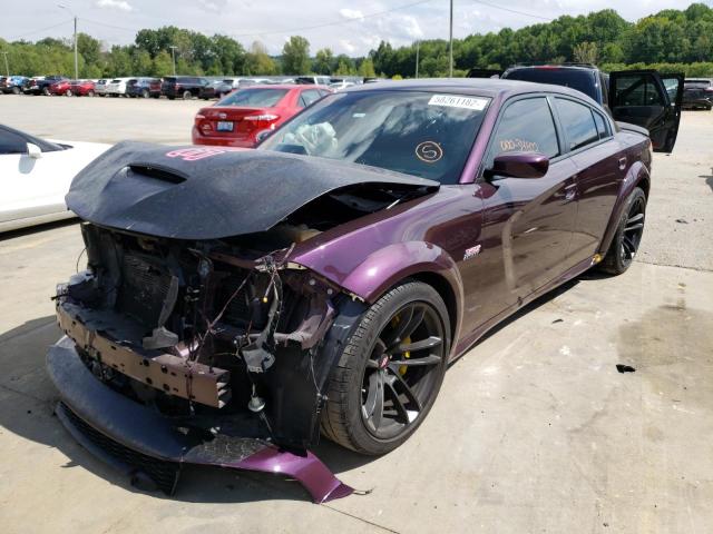 2C3CDXGJ1LH183034 - 2020 DODGE CHARGER SC PURPLE photo 2