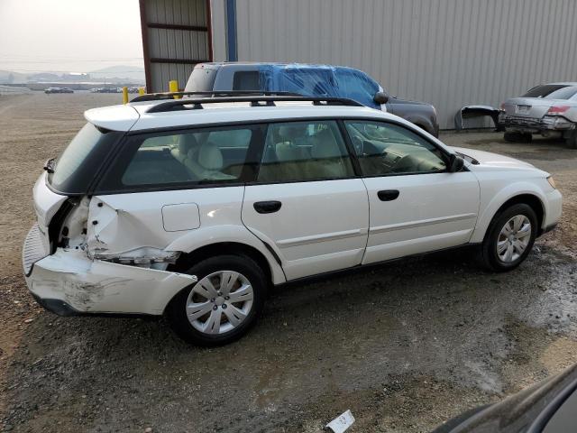 4S4BP60C797342353 - 2009 SUBARU OUTBACK WHITE photo 9