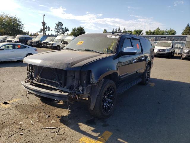 3GNFK16377G286812 - 2007 CHEVROLET SUBURBAN K BLACK photo 2