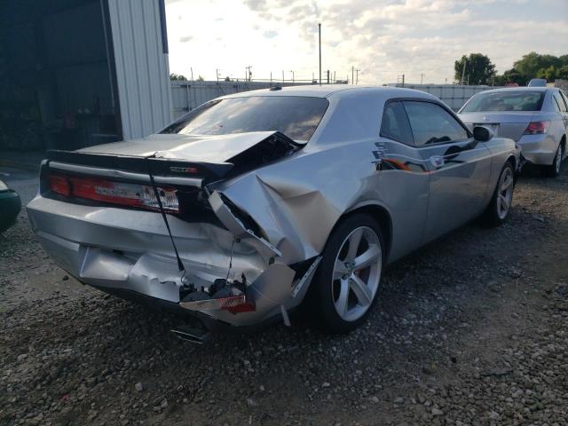 2B3LJ74W69H569348 - 2009 DODGE CHALLENGER SILVER photo 4